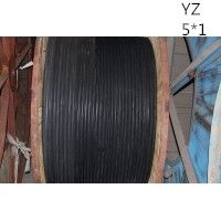 供应翼航线缆YZ 5*1 电缆中型橡套软电缆优质正品足方足米