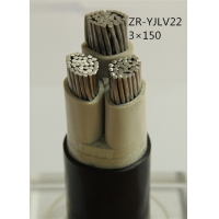 翼航三芯阻燃线缆交联聚乙烯绝缘钢带铠装铝芯聚氯乙烯护套ZRYJLV22 0.6/1kV 3*150电力电缆厂家直销国标正品