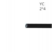 供应翼航线缆YC 2*4 优质正品铜芯重型通用橡套电缆足方足米