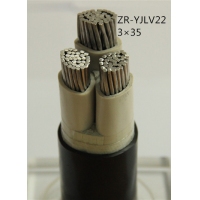 翼航线缆厂家直销ZRYJLV22 0.6/1kV 3x35阻燃交联聚乙烯绝缘钢带铠装铝芯聚氯乙烯护套三芯国标电力电缆