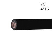 供应翼航线缆YC 4*16 优质正品铜芯重型通用橡套电缆足方足米