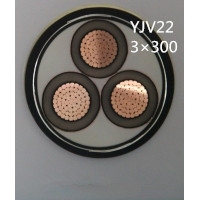 供应翼航线缆YJV22 3*300 铜芯钢带铠装护套电力电缆 足方足米 保质保量