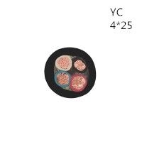 供应翼航线缆YC 4*25 优质正品铜芯重型通用橡套电缆足方足米