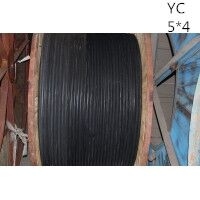 供应翼航线缆YC 5*4 优质正品铜芯重型通用橡套电缆足方足米
