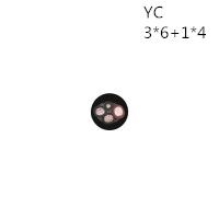 供应翼航线缆YC 3*6+1*4 优质正品铜芯重型通用橡套电缆足方足米