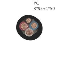 供应翼航线缆YC 3*95+1*50 优质正品铜芯重型通用橡套电缆足方足米
