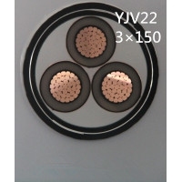 供应翼航线缆YJV22 3*150 铜芯钢带铠装护套电力电缆 足方足米 保质保量