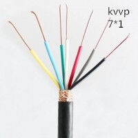 供应翼航线缆KVVP 7*1 铜芯编织屏蔽控制电缆 足方足米 保质保量