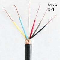 供应翼航线缆KVVP 6*1 铜芯编织屏蔽控制电缆 足方足米 保质保量