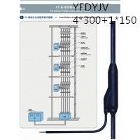 创远线缆YFDYJV 4*300+1*150 交联聚乙烯绝缘级乙烯护套预分支电力电缆厂家直销国标正品