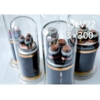 供应京一线缆YJLV22 3*300 铝芯钢带铠装护套优质电力电缆 足方足米 保质保量