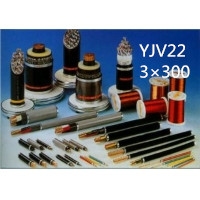 供应京一线缆YJLV22 3*300 铝芯钢带铠装护套优质电力电缆 足方足米 保质保量
