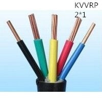 供应上海志惠KVVRP 2*1 多芯黑色屏蔽线 足方足米 保质保量