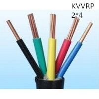 供应上海志惠KVVRP 2*4 多芯黑色屏蔽线 足方足米 保质保量