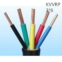 供应上海志惠KVVRP 3*6 多芯黑色屏蔽线 足方足米 保质保量