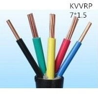 供应上海志惠KVVRP 7*1.5 多芯黑色屏蔽线 足方足米 保质保量