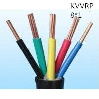 供应上海志惠KVVRP 8*1 多芯黑色屏蔽线 足方足米 保质保量