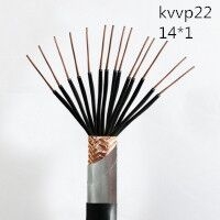 供应翼航线缆KVVP22 14*1 铜芯钢带铠装编织屏蔽控制电缆 足方足米 保质...