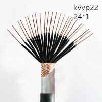供应翼航线缆KVVP22 24*1 铜芯钢带铠装编织屏蔽控制电缆 足方足米 保质...
