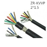 供应上海志惠ZR-KVVP 2*1.5 硬屏蔽控制电缆 足方足米 保质保量