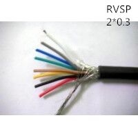 供应上海志惠RVSP 2*0.3 双绞屏蔽电线 足方足米 保质保量