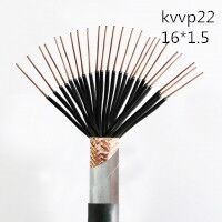 供应翼航线缆KVVP22 16*1.5 铜芯钢带铠装编织屏蔽控制电缆 足方足米 ...