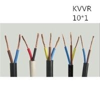 供应上海志惠KVVR 10*1 多芯黑色护套线 足方足米 保质保量