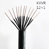 供应上海志惠KVVR 12*1 多芯黑色护套线 足方足米 保质保量