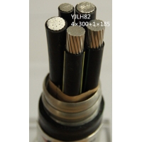 供应翼航YJLH82 4*300+1*185 铝合金带铠装聚氯乙烯护套足方足米