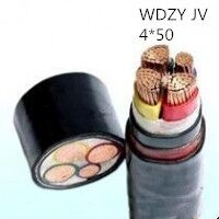供应翼航WDZYJV 4*50 铜芯低烟无卤优质电力电缆 足方足米