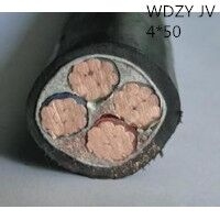 供应翼航WDZYJV 4*50 铜芯低烟无卤优质电力电缆 足方足米