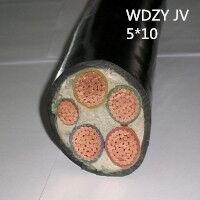 供应翼航WDZYJV 5*10 铜芯低烟无卤优质电力电缆 足方足米