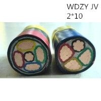 供应翼航WDZYJV 2*10 铜芯低烟无卤优质电力电缆 足方足米 