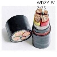 供应翼航WDZYJV 2*35 铜芯低烟无卤优质电力电缆 足方足米  
