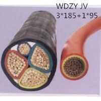 供应翼航WDZYJV 3*185+1*95 铜芯低烟无卤优质电力电缆 足方足米