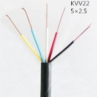 供应翼航KVV22 5*2.5 铜芯钢带铠装控制电缆 足方足米 保质保量