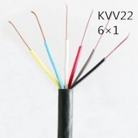 供应翼航KVV22 6*1 铜芯钢带铠装控制电缆 足方足米 保质保量