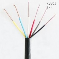 供应翼航KVV22 6*4 铜芯钢带铠装控制电缆 足方足米 保质保量