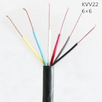 供应翼航KVV22 6*6 铜芯钢带铠装控制电缆 足方足米 保质保量