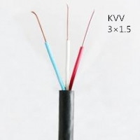 供应翼航KVV 3*1.5 铜芯控制电缆 足方足米 保质保量