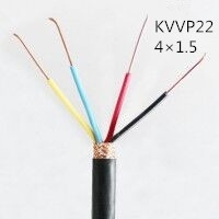 供应翼航KVVP22 4*1.5 铜芯钢带铠装屏蔽控制电缆 足方足米 保质保量