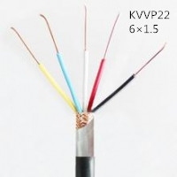 供应翼航KVVP22 6*1.5 铜芯钢带铠装屏蔽控制电缆 足方足米 保质保量
