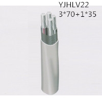 供应翼航YJHLV22 3*70+1*35 铝合金钢带铠装电力电缆 足方足米 保质保量