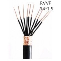 供应翼航线缆 RVVP14*1.5  铜芯屏蔽软护套线 足方足米 保质保量 