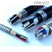 供应翼航YJHLV22 3*25 铝合金钢带铠装电力电缆 足方足米 保质保量