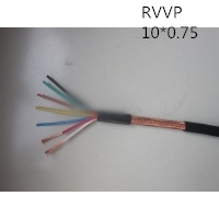 供应翼航线缆 RVVP10*0.75  铜芯屏蔽软护套线 足方足米 保质保量 