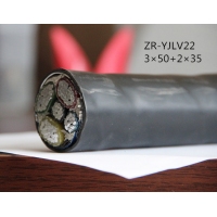 供应翼航ZR-YJLV22 3×50+2×25  铝芯交联聚乙烯绝缘钢带铠装聚氯乙烯护套电力电缆 厂家直销国标正品足方足米
