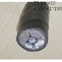 供应翼航ZR-YJLV 4×300+1×150交联聚乙烯绝缘聚氯乙烯护套铝芯电缆 厂家直销国标正品足方足米
