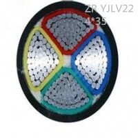 供应翼航ZR-YJLV22 4×35  铝芯交联聚乙烯绝缘钢带铠装聚氯乙烯护套电力电缆 厂家直销国标正品足方足米