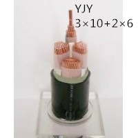 供应翼航YJY 3×10+2×6 铜芯交联聚乙烯绝缘聚乙烯护套电力电缆厂家直销国标正品足方足米